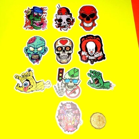3/$20 brand new 10pcs waterproof stickers - Picture 1 of 1